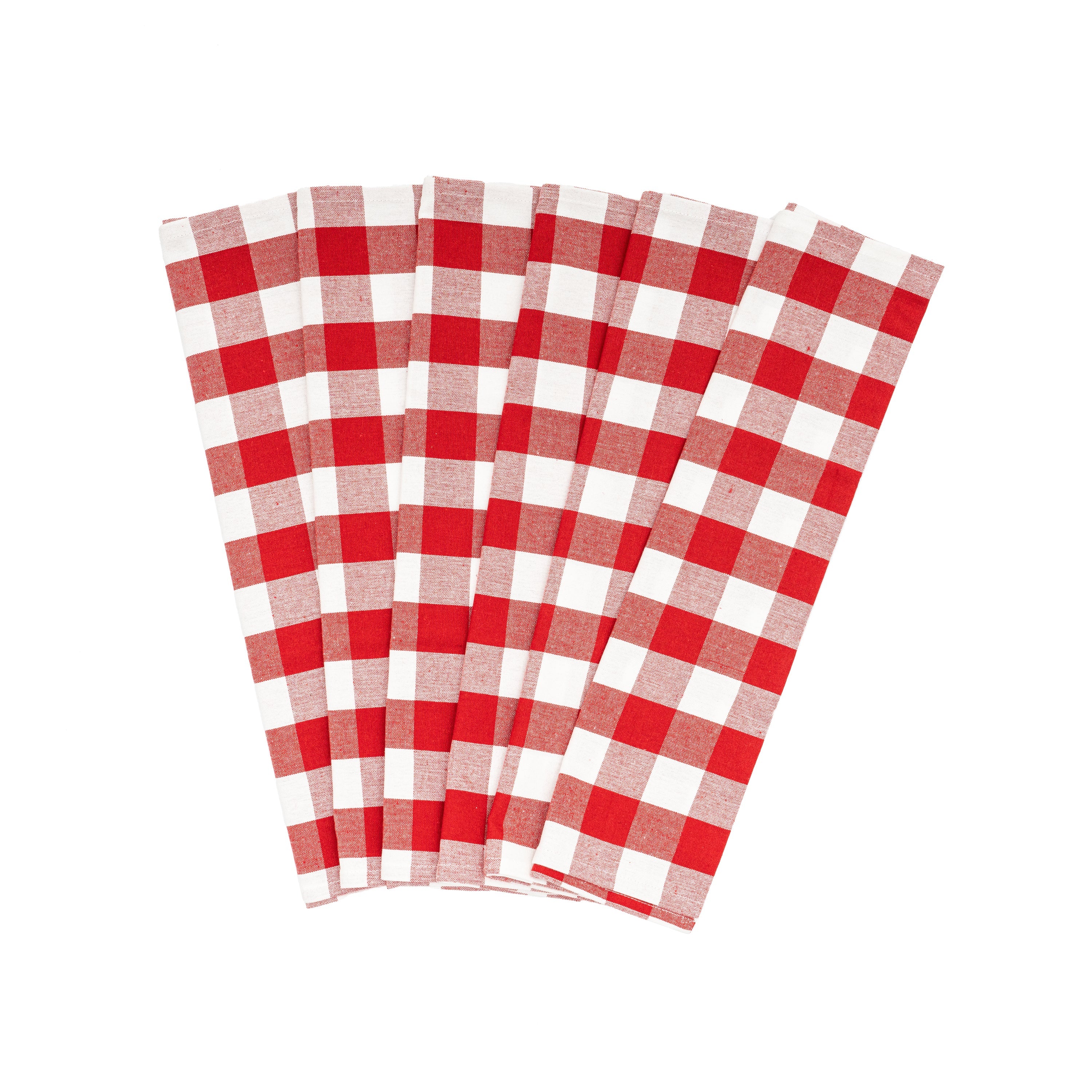 Plaid Cotton Kitchen Towels