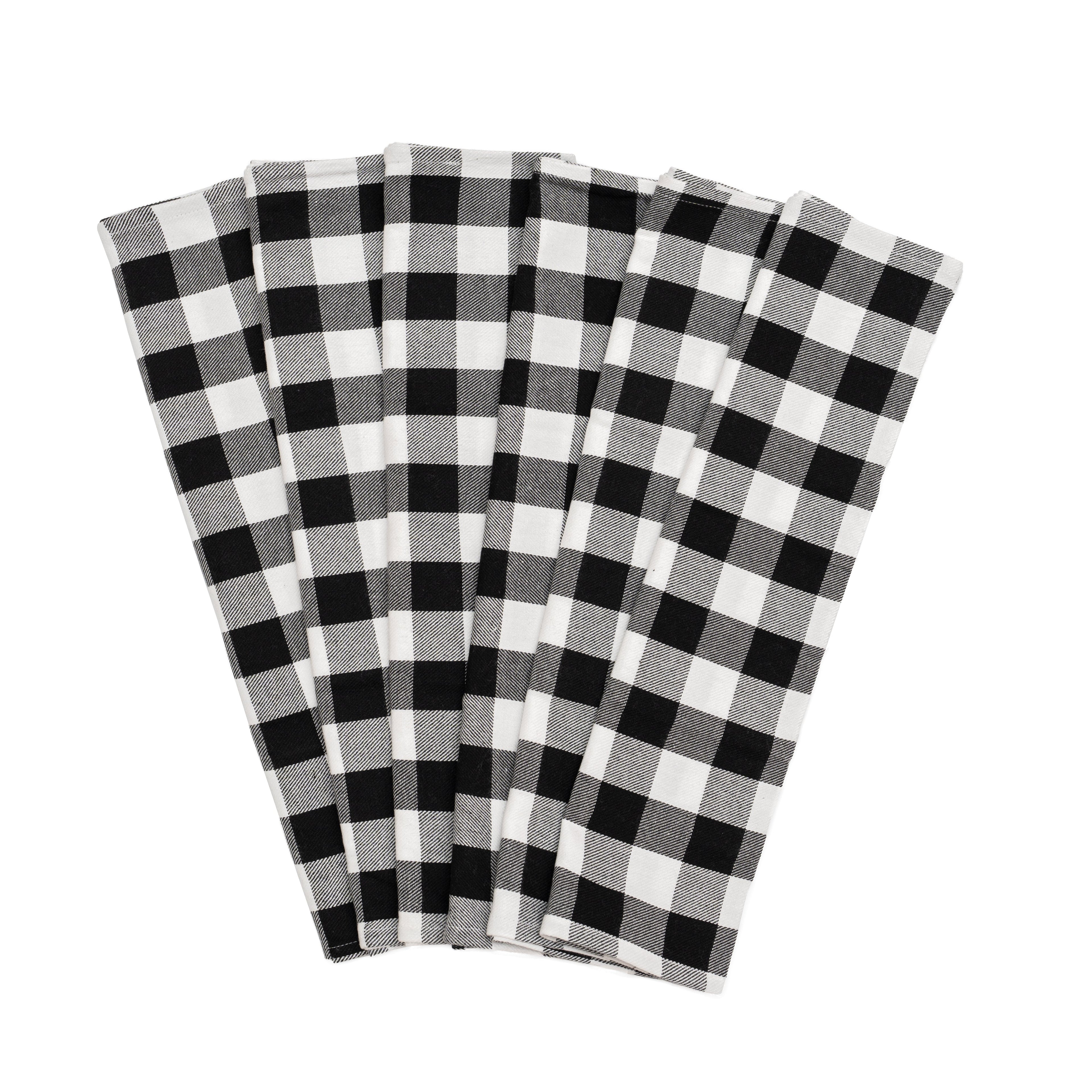Plaid Cotton Kitchen Towels