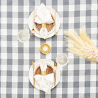 Plaid Linen Tablecloth
