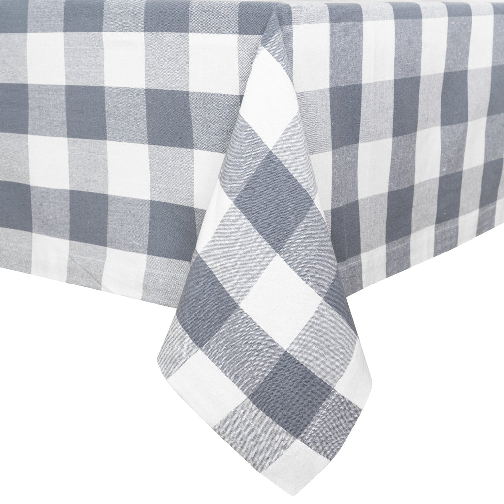 Plaid Linen Tablecloth
